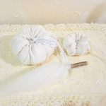 ＊Cotton white pumpkin＊ホウキ付きA