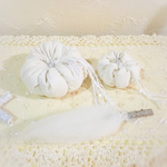 ＊Cotton white pumpkin＊ホウキ付きB
