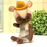 フェルト仕立てのたぬきくん♪