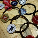 ビール王冠　ヘアゴム　髪ゴム　3個セット