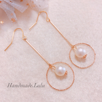 シンプルパールピアス(小)