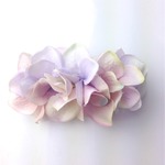 ♡petal barrette 8cm☆matte☆lilac×pink