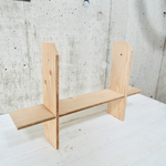 【3段化】ポータブル 卓上ディスプレイ専用 連結5段→3段2台に 【オプション品】