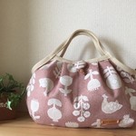 【新柄】ミニグラニー＊北欧調フラワー♡ベビーピンク