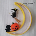 ハロウィン吊るし飾り🎃魔女(小)