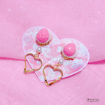 《sale》いちごホイップイヤリング