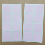《カラーラベルシールピンク》正方形(角丸)3cm80枚