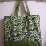 cy様オーダー品:USA生地　ブルーベリーいっぱいのトートバッグ