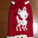 **★☆　handemade　バンビ＜フリル付＞　オーダーセーター　＜袖無＞　胴３８cmまで　☆★**