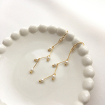 ジグザグパールピアス