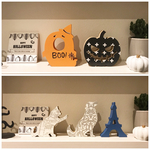 mMBb様専用ページ♡ウッドオブジェ   ハロウィン おばけ カボチャエッフェル塔 置物 木製