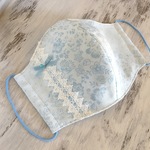 大人用立体おしゃれマスク 水色　j-①