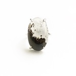 一点もの Moss Agate リング シルバー
