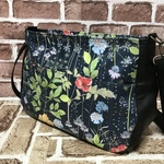 【感謝SALE】リバティ*イルマ　帆布*　斜め掛けバッグ0942 