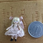 小さなアンティークレースの ミニチュアドール 5♡樹脂粘土♪
