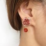 tubomi＜red＞  ピアス／イヤリング