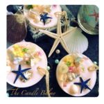 【再販ピンク】シェル&花キャンドルサシェ