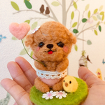 可愛い‼︎トイプードルの赤ちゃんマスコット♪