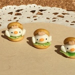 🍔 チキン バーガー ミニチュア パン ドールハウス
