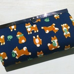 長財布　【しばいぬさんたち　こん】