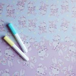 【NEW】ﾏｯﾄｺｰﾄ紙90☆一緒に寝たいうさぎ ラッピングペーパー