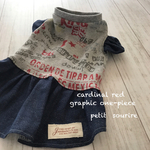 [再販]カーデォナルレッドのgraphic one-piece