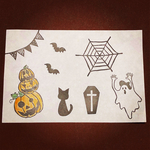ハロウィン 消しゴムはんこ