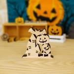 木製 ハロウィン 積み木 オブジェ