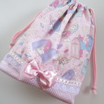 ゆめかわ♪ユニコーン　お着替え袋・体操服入れ（巾着）