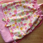 【 13様オーダー品 】★体操着袋＊ハッピーバタフライが可愛い☆ピンク★