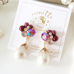 ベリーSwarovskiビジュー♡コットンパール