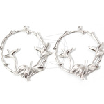 PDT-1505-MR【2個入り】ラウンドリーフ ペンダント,Round Leaf Branch Pendant