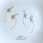 new!!2018【noblehi】stardust★curve ピアス/ノンホールイヤリング  ＊受注製作＊