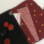☆*:.  御朱印帳ケース    和風の水玉模様 小さいサイズ用です