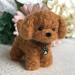 ちっちゃなもこもこトイプードルちゃん   ドールのお友達にも