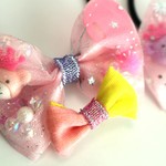 くまと風船のヘアゴム２点セット★