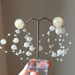 じゃらじゃらパールピアス(イヤリング)