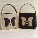 厚手フェルトのミニバック（犬）