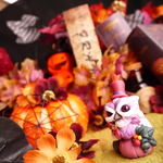 キャンドルハットのフクロウフィギュア♪HW ver