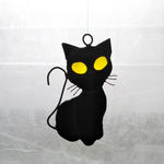 ハロウィン×黒猫ちゃん　【ステンドガラス】