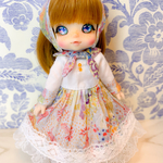 オビツ11サイズ服リバティバブーシュカドレスセット③