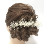 再販16 かすみ草 髪飾り