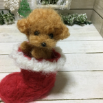 羊毛フェルト ブーツにぷ〜ちゃん