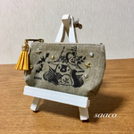 手描きイラストコインケース「チビペンハロウィン」