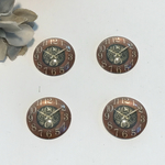 clock カボション ギア スチーム パンク柄 20mm  4個
