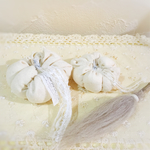 ＊Cotton white pumpkin＊ホウキ付きC