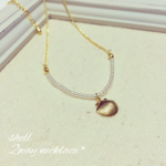2way shell necklace*