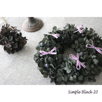 ＜Order＞HalloweenWreath Simple Black 20リボン無し