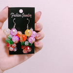 カラフルグレープピアス