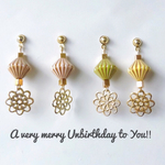 カラフルアンティーク❇︎貼るピアス❇︎シールピアス